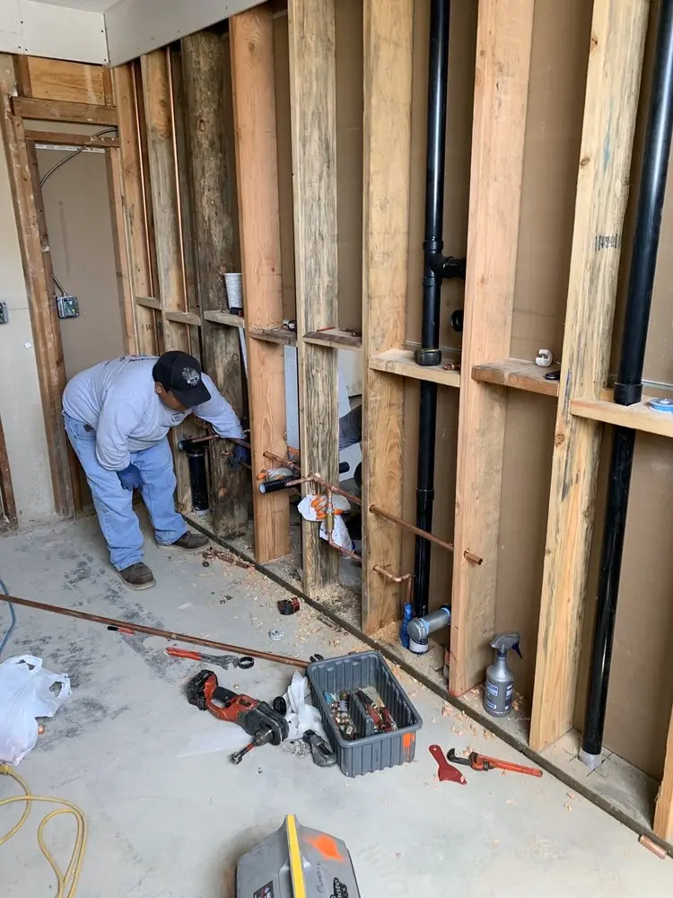 Commercial rough-in plumbing for Water Heater Replacement in Lotus Woods